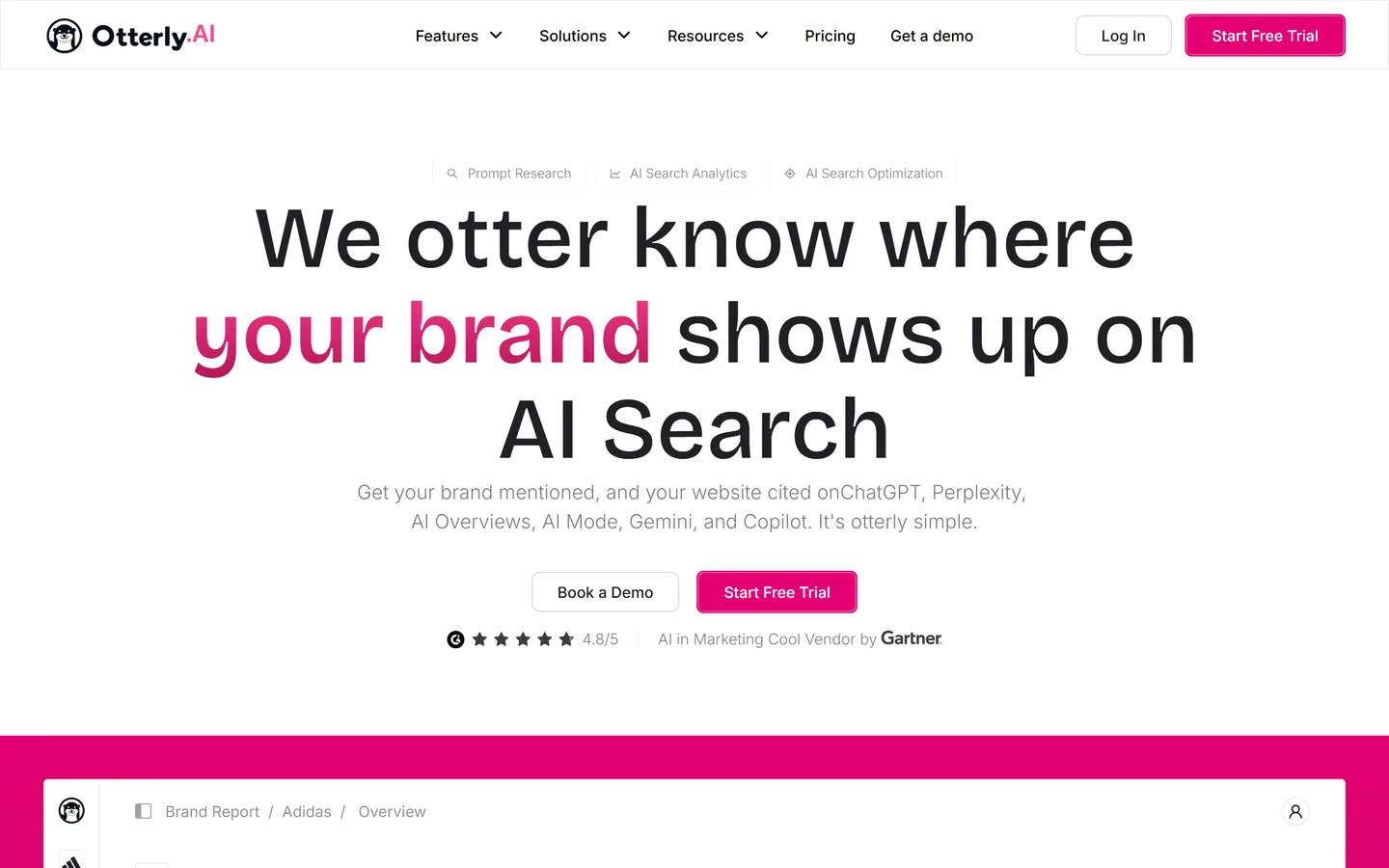 Otterly.ai homepage